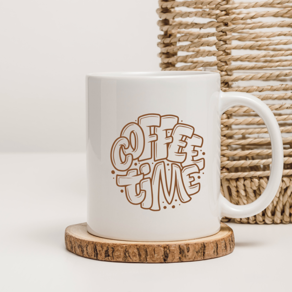 Coffee Time Mug-White